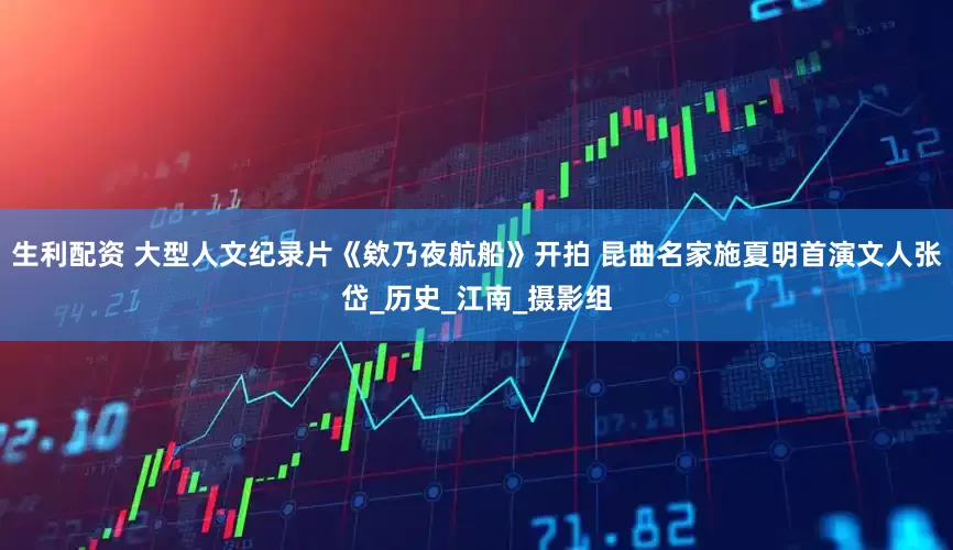 生利配资 大型人文纪录片《欸乃夜航船》开拍 昆曲名家施夏明首演文人张岱_历史_江南_摄影组